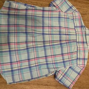 Polo by Ralph Lauren Kids Plaid Button Down Shirt - Blue, Green, Pink